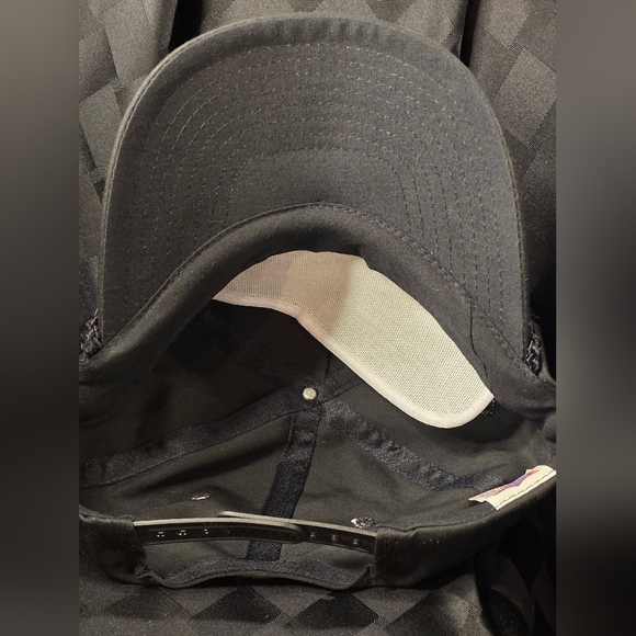 Vintage CAT SCALE Logo Snapback Trucker Truck Hat Black Nissin w/Rope O/S - Picture 8 of 14